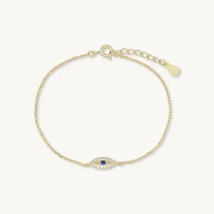 Open Evil Eve Chain Bracelet