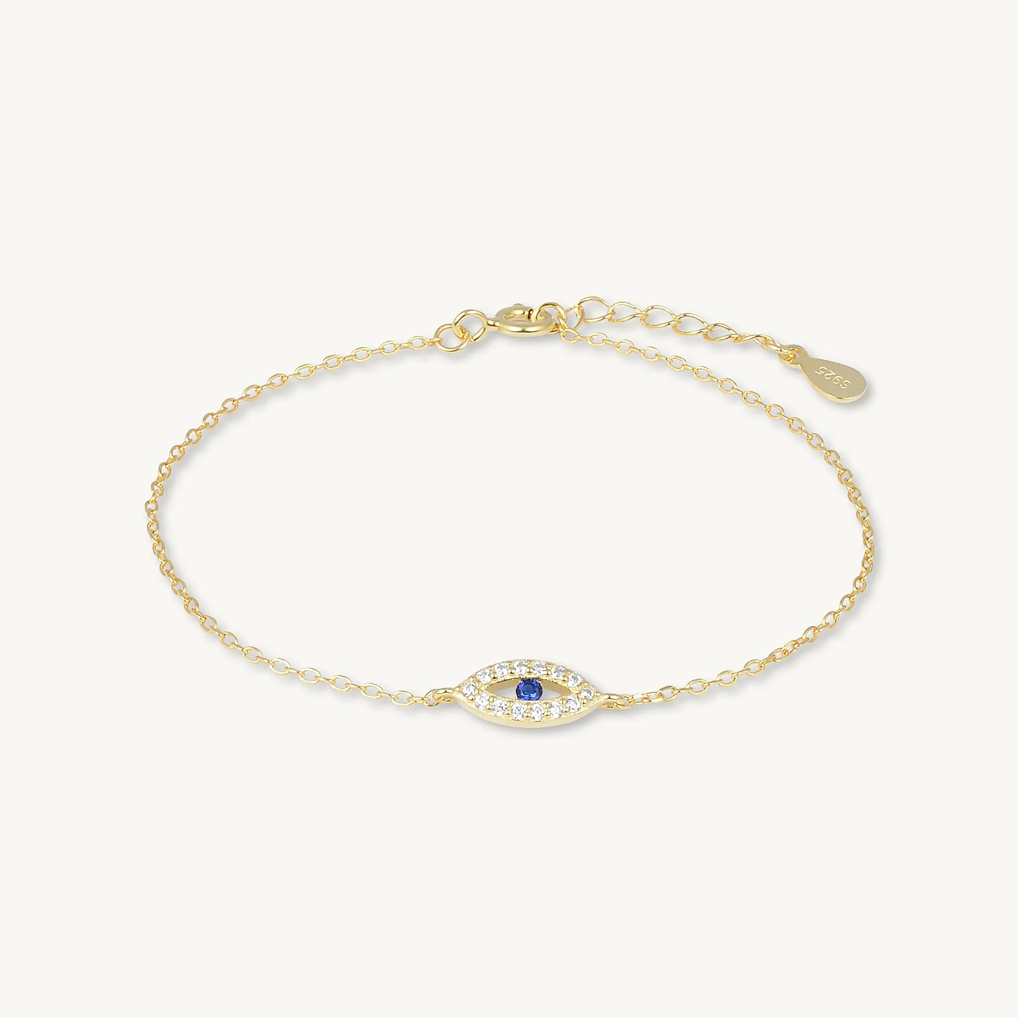 Open Evil Eve Chain Bracelet