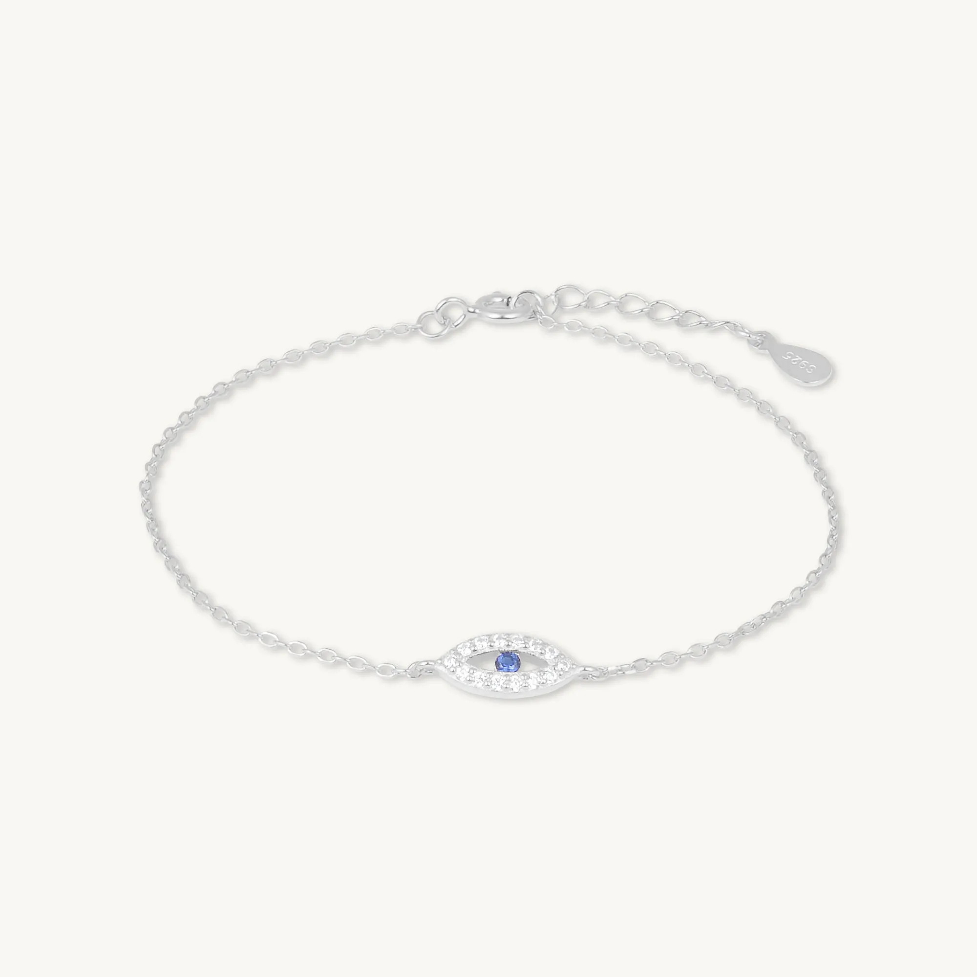 Open Evil Eve Chain Bracelet