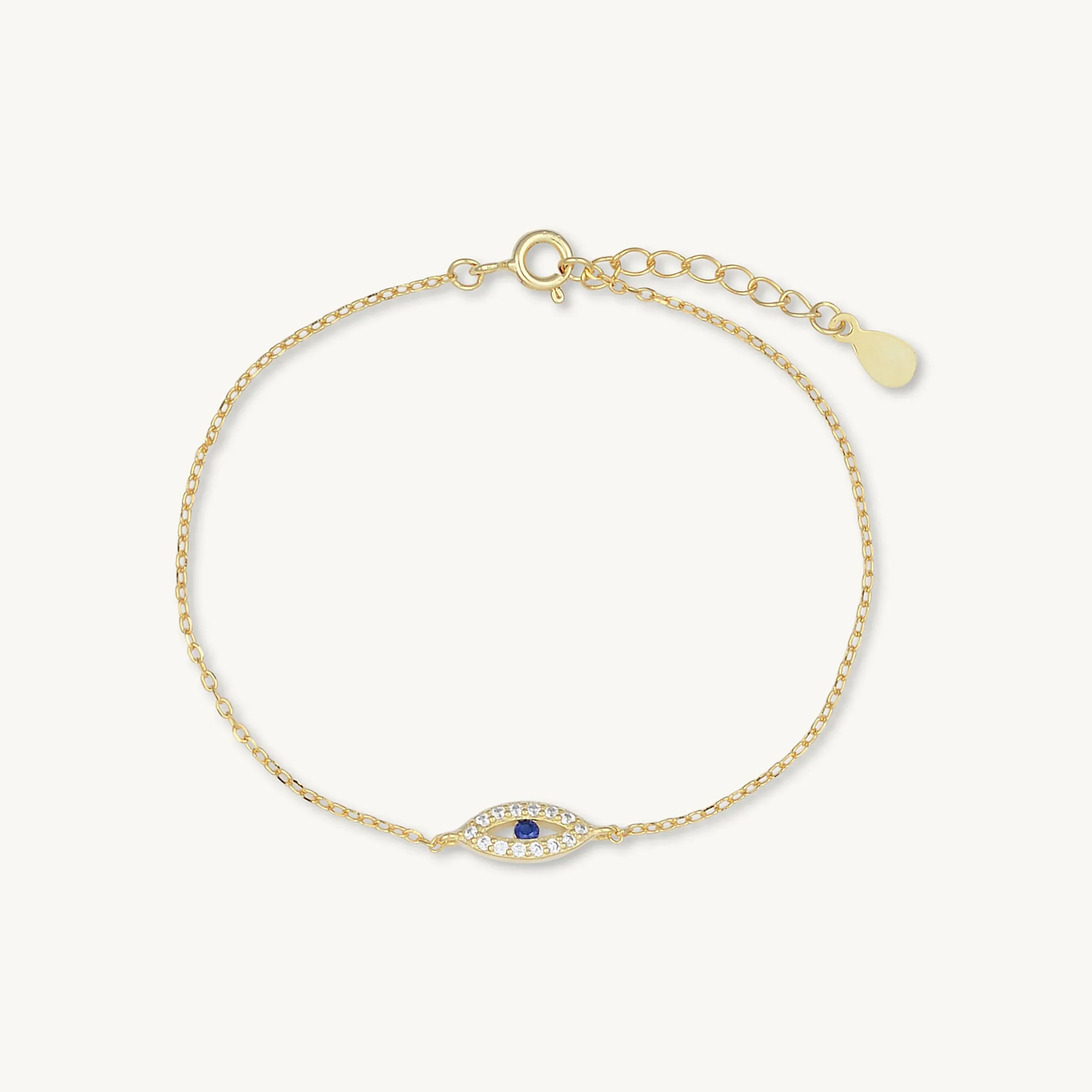 Open Evil Eve Chain Bracelet