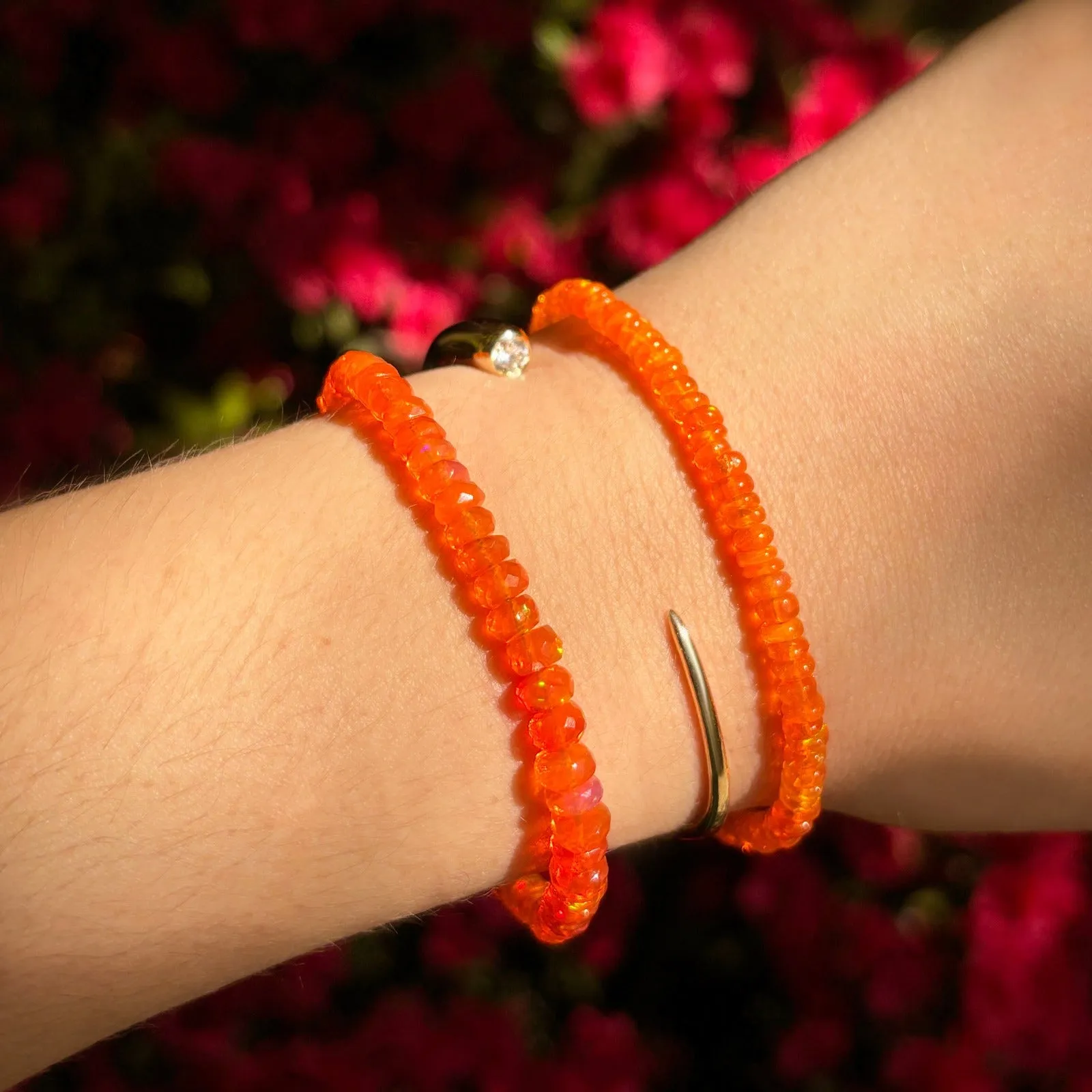 Orange Opal Bracelet
