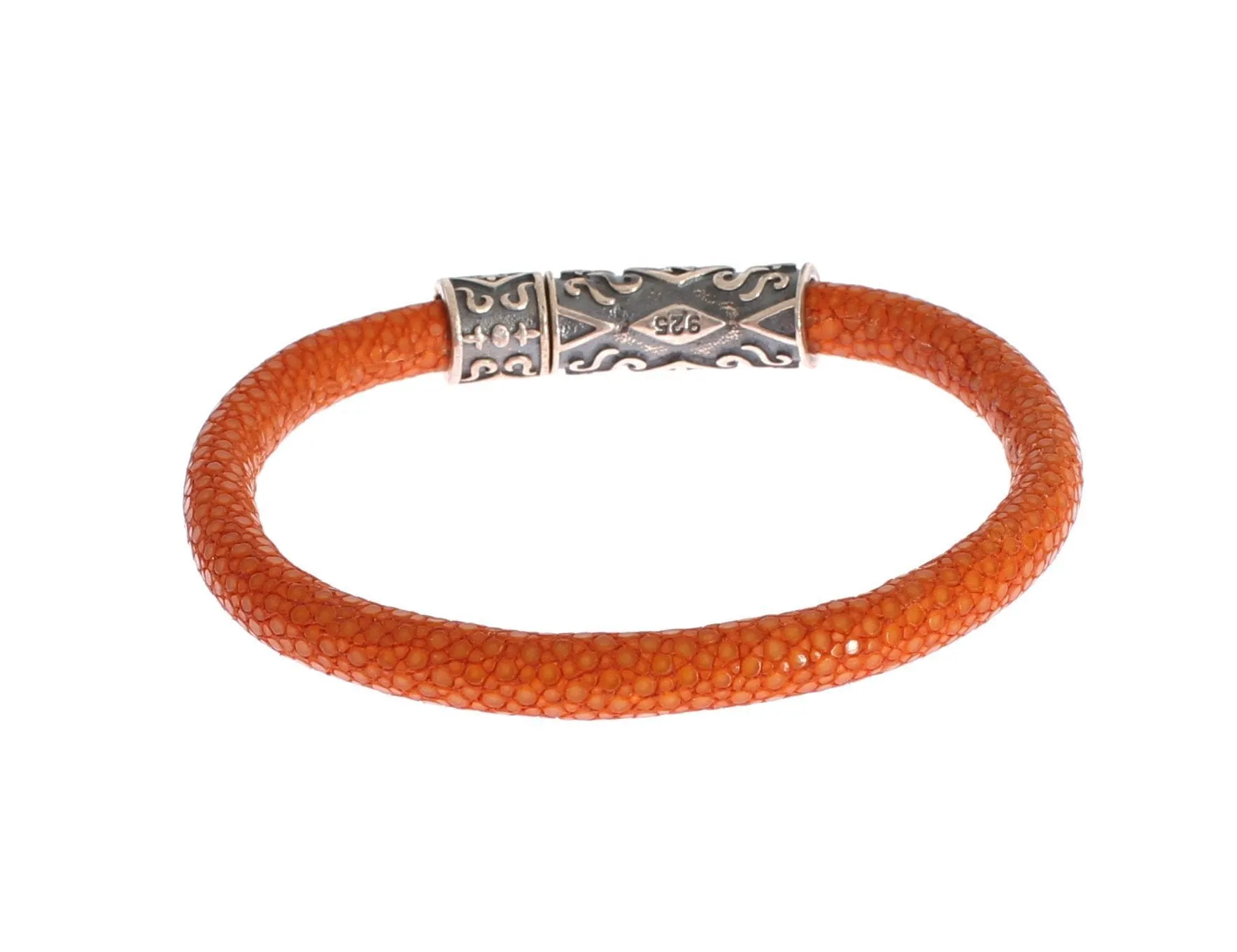 Orange Stingray 925 Vintage Bracelet