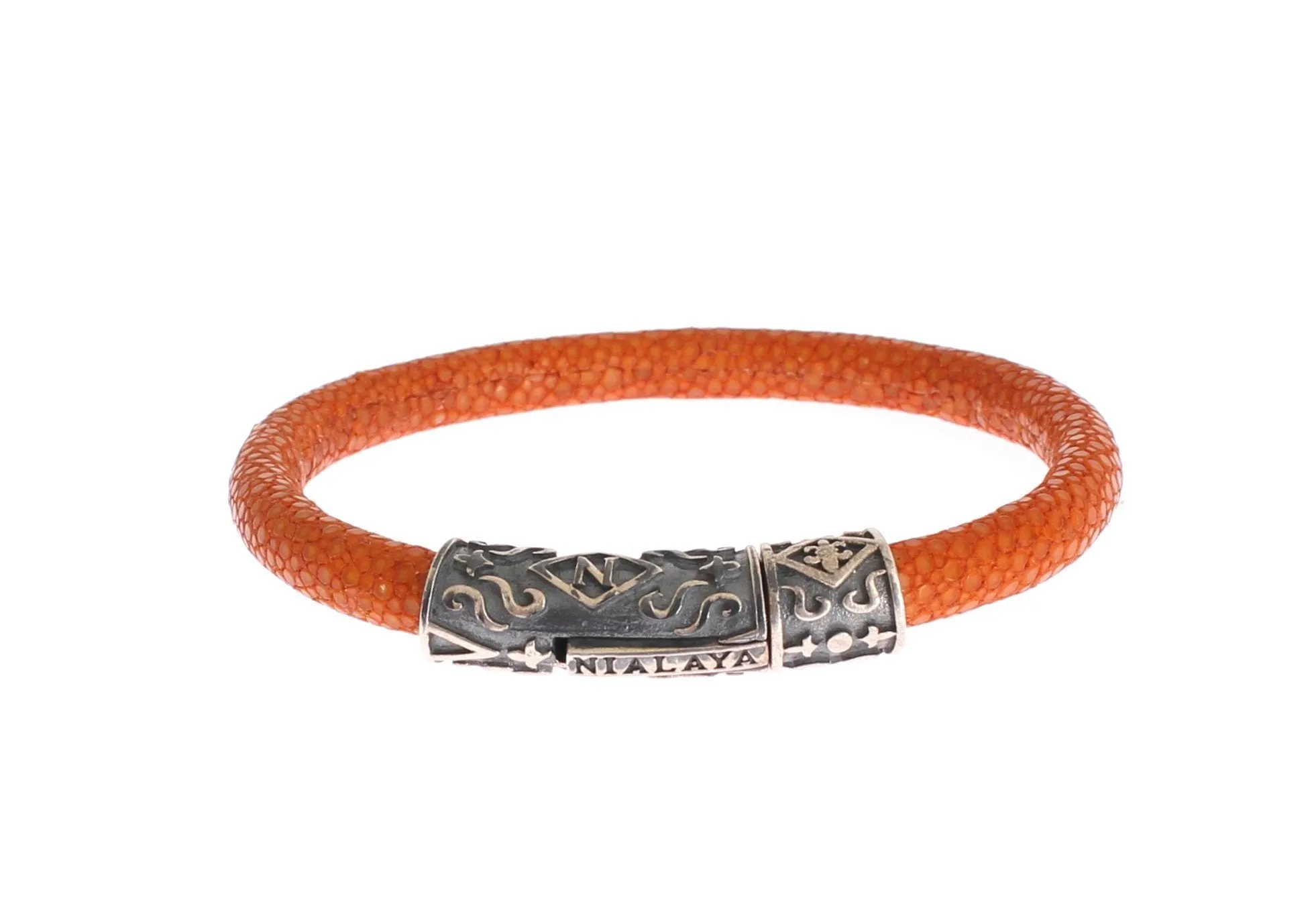 Orange Stingray 925 Vintage Bracelet