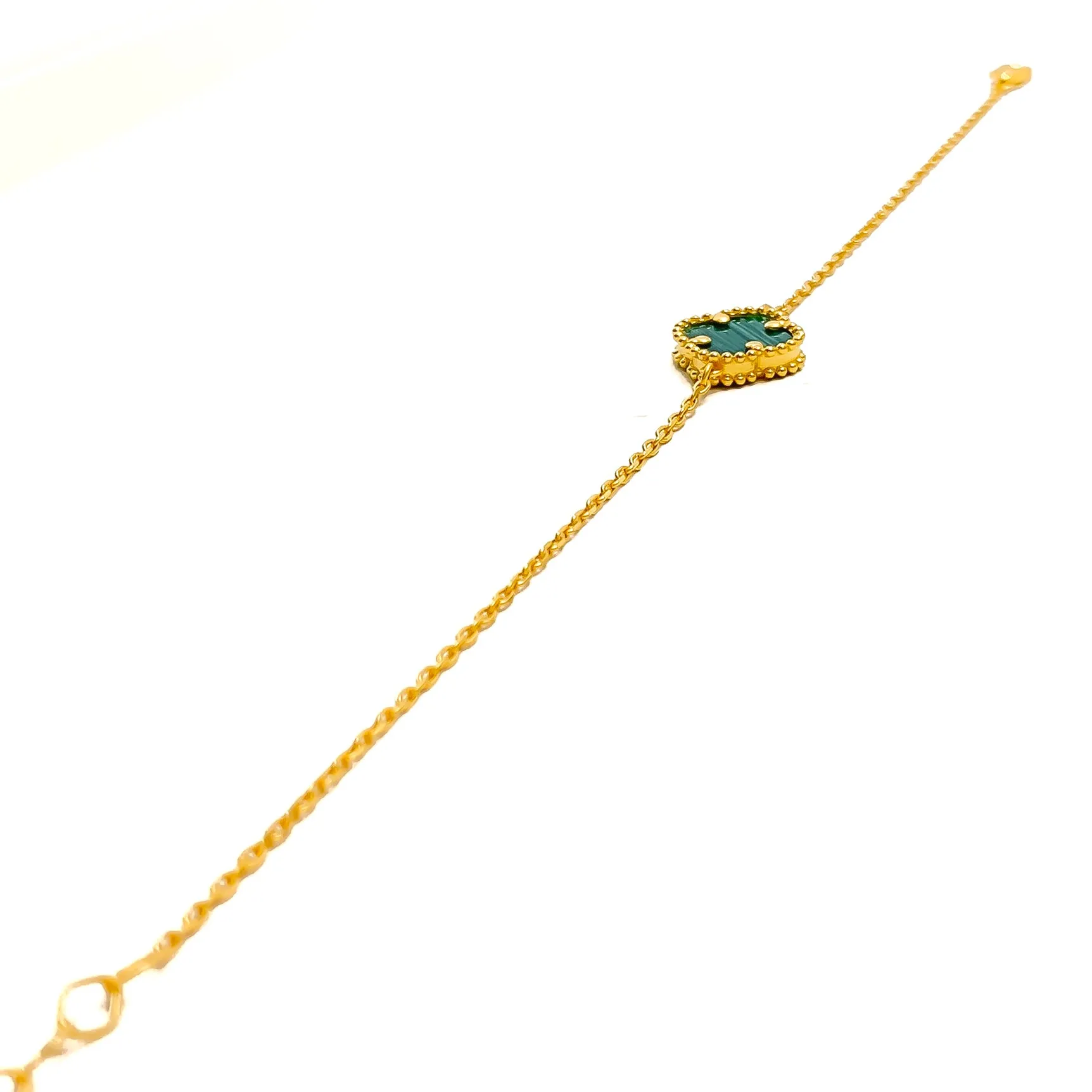 Ornamental Distinct 21k Gold Bracelet