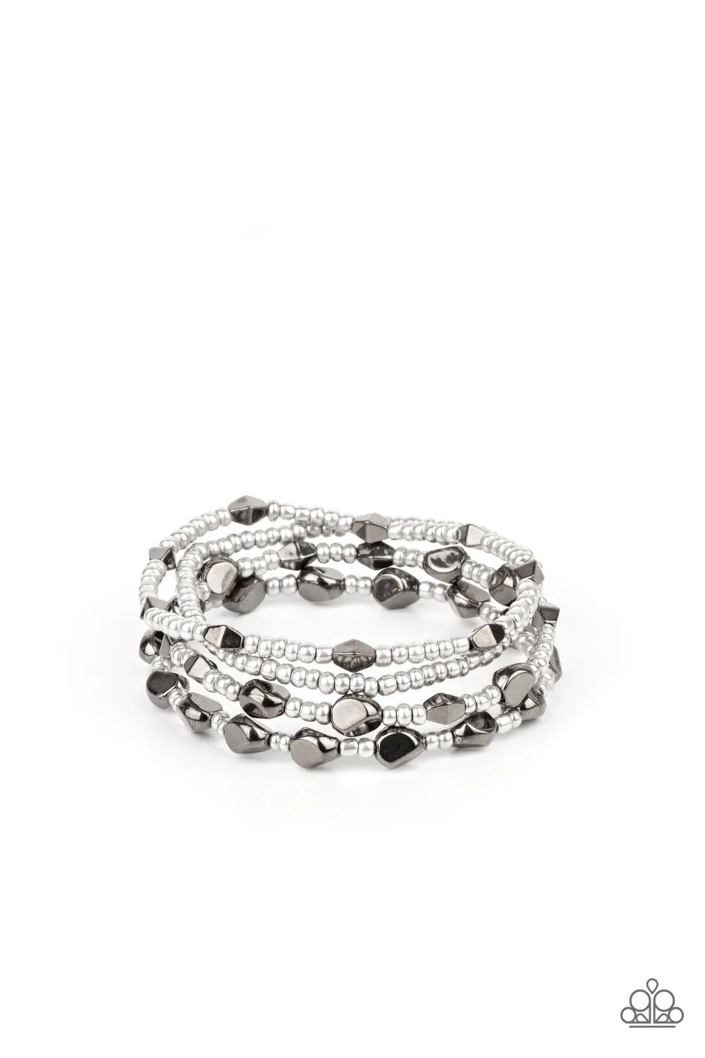 Paparazzi Fashionably Faceted - Multi Bracelet