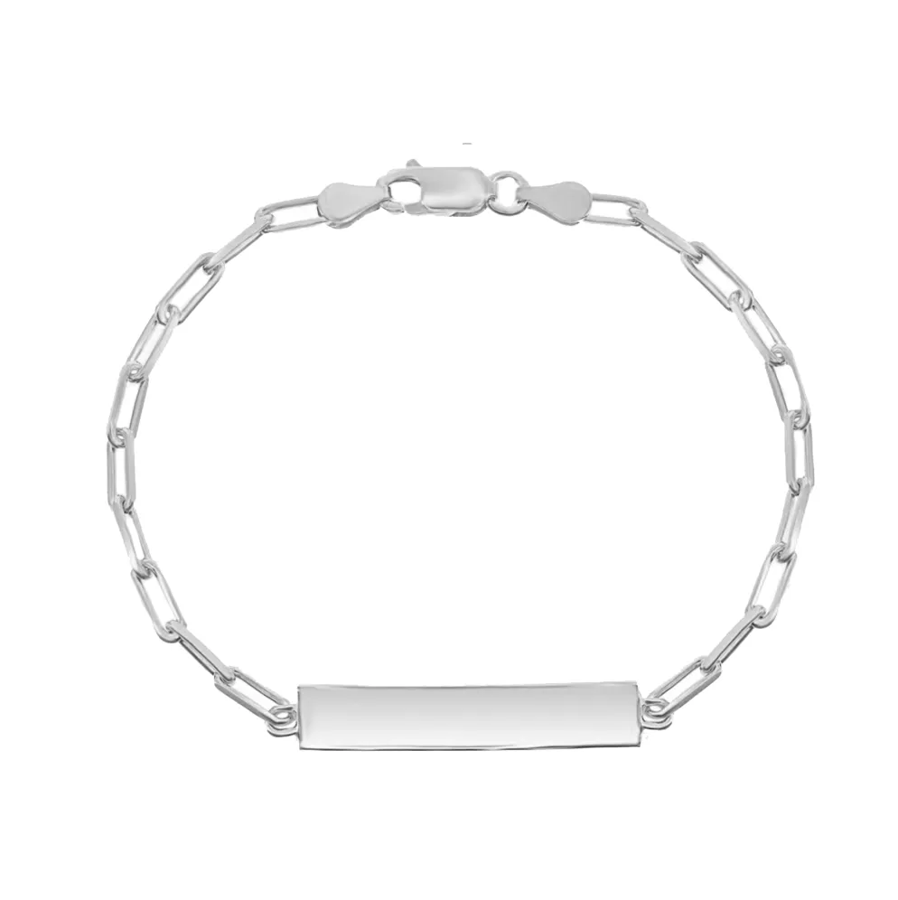 Paperclip Bar Bracelet