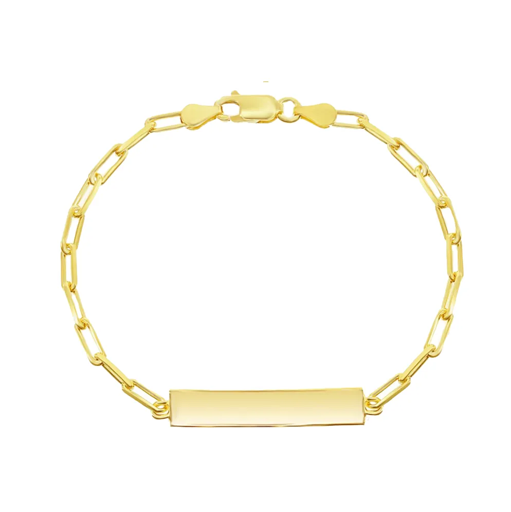 Paperclip Bar Bracelet