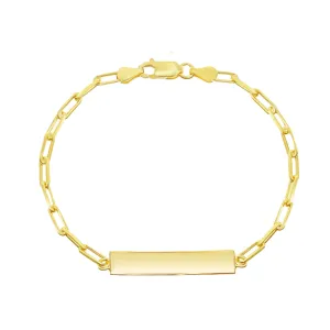 Paperclip Bar Bracelet