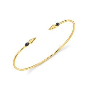 Pave Center Shirley Spear Bangle