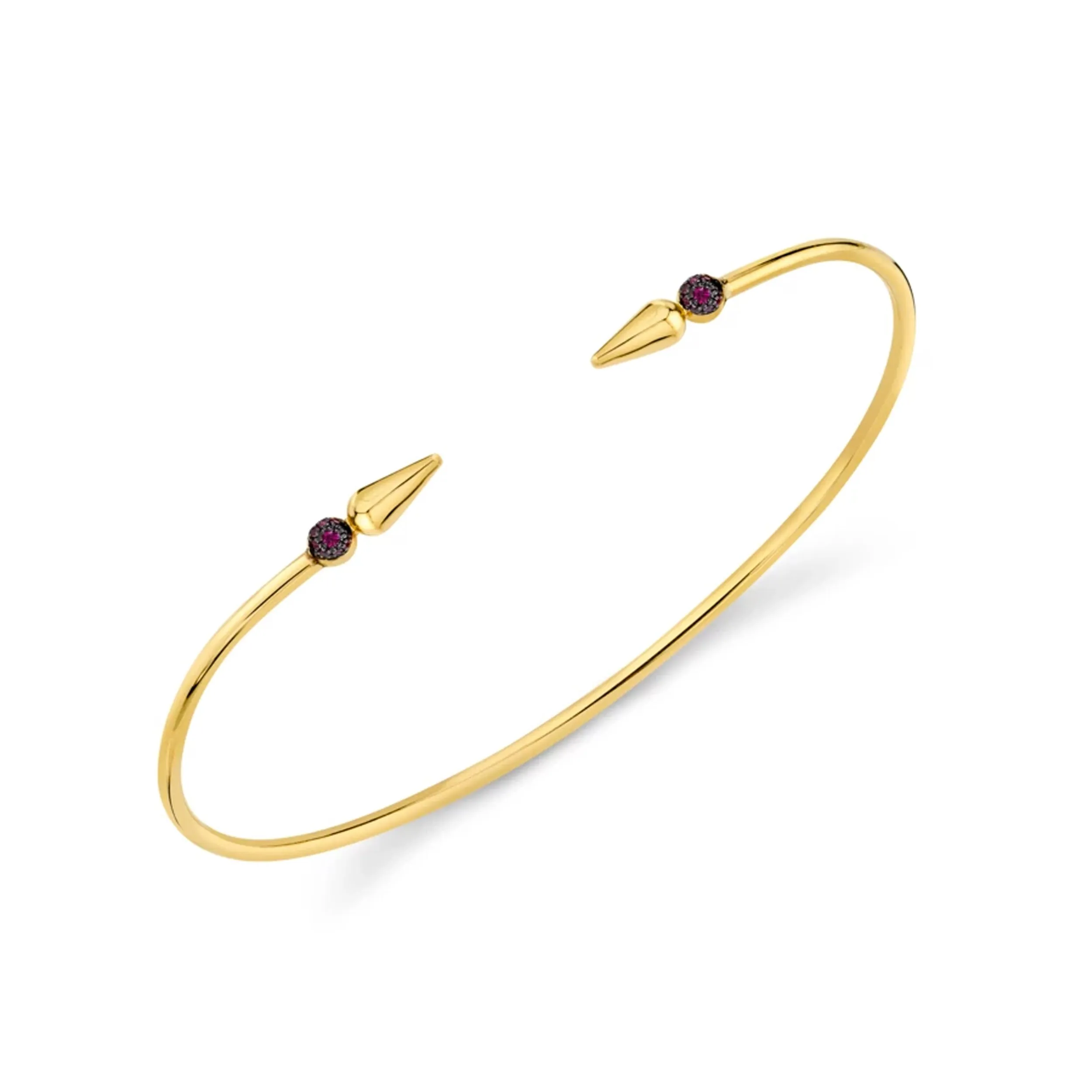 Pave Center Shirley Spear Bangle