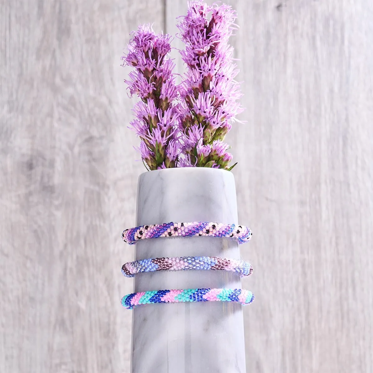 Peacock Feather | Himalayan Glass Bead Bracelet