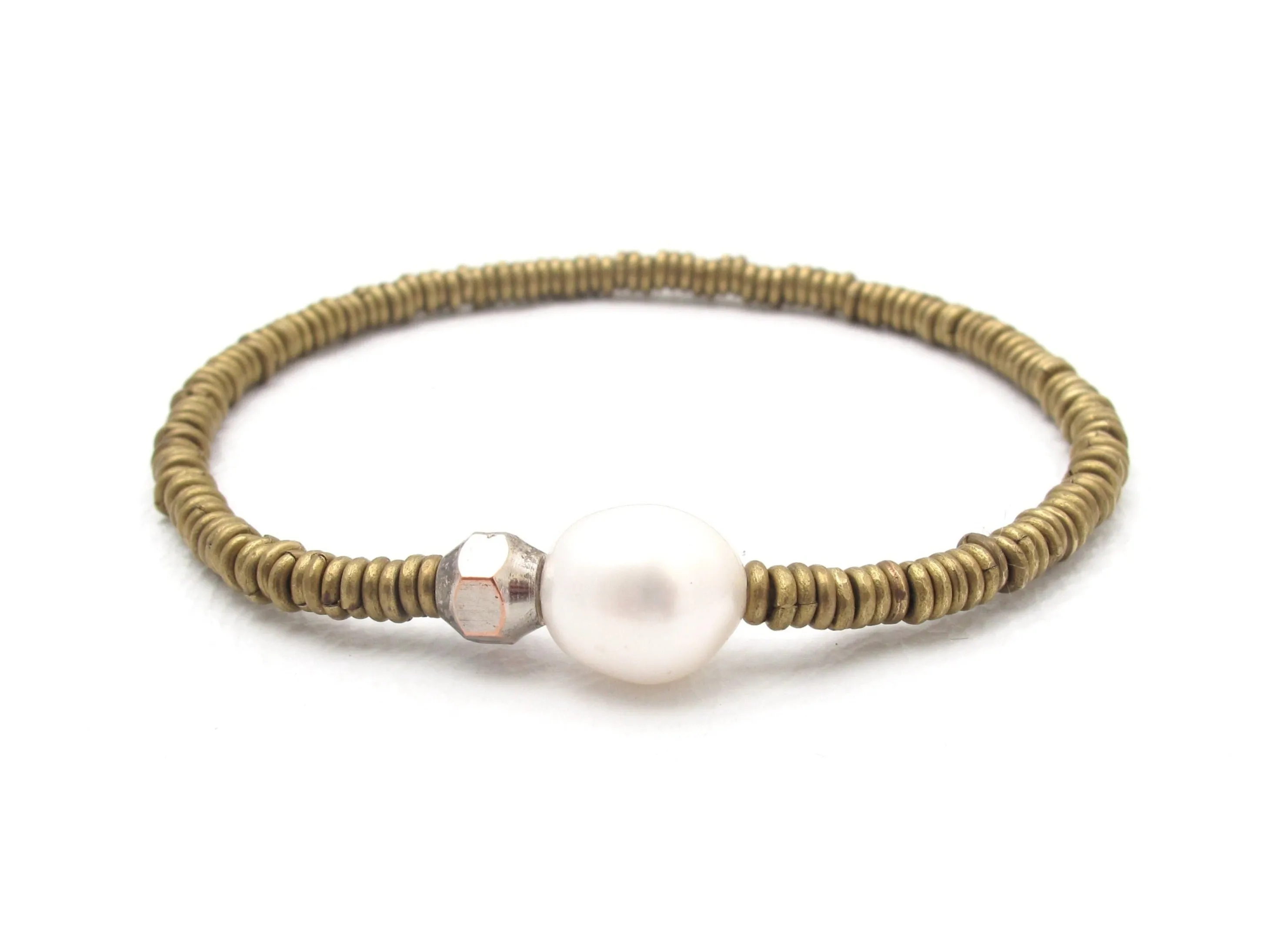 Pearl & Hex Bracelet