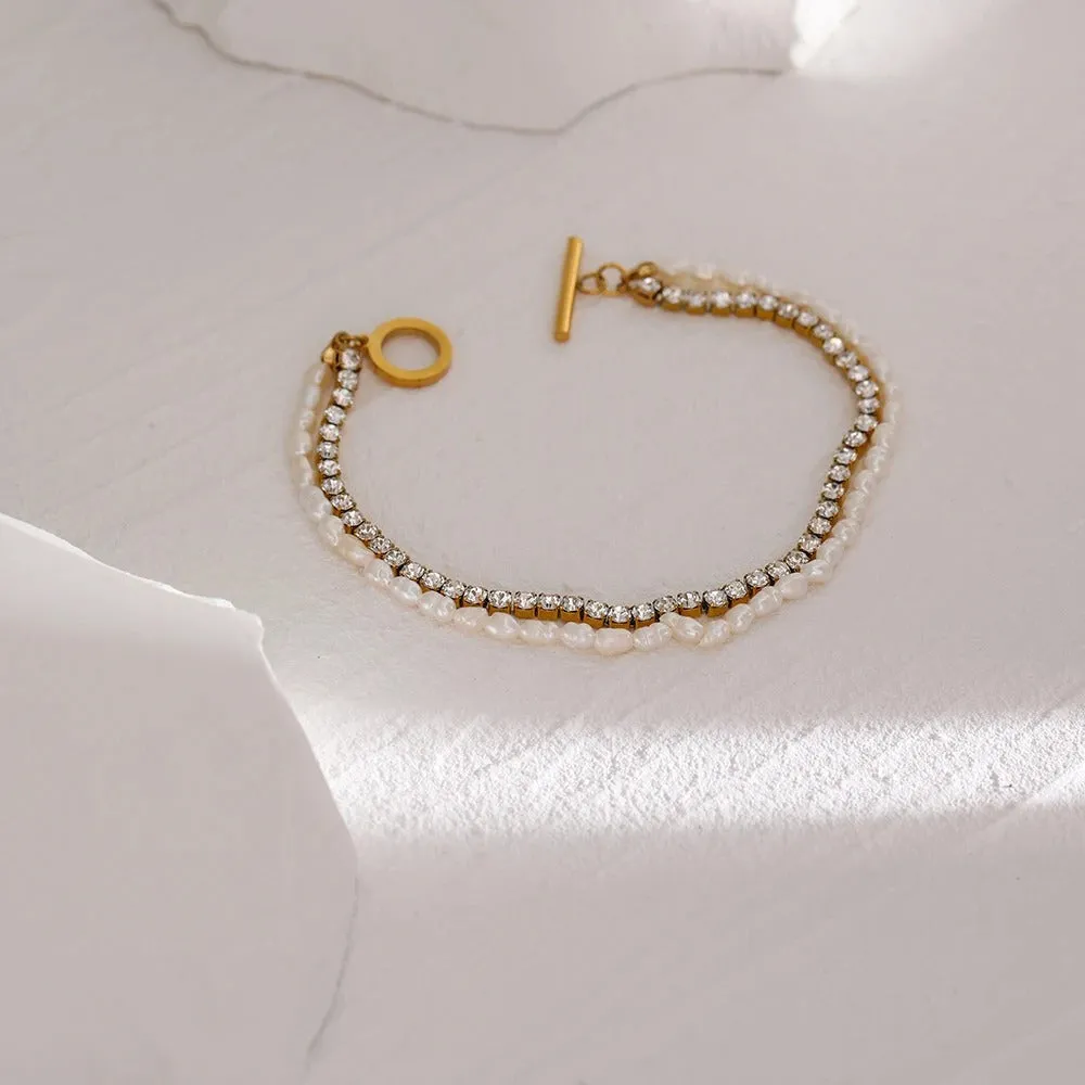 Pearl Chain Bracelet