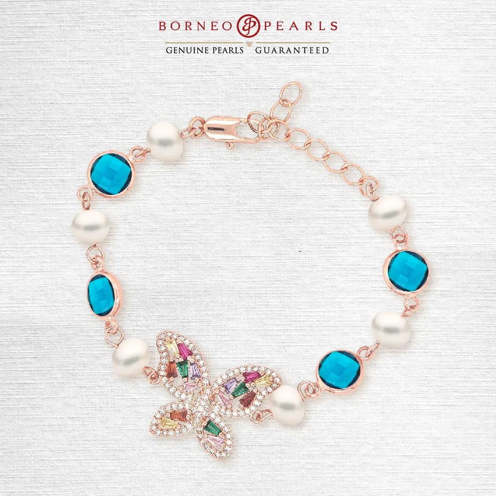 Pearl Charm Bracelet