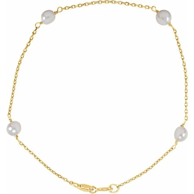Pearl Station Bracelet