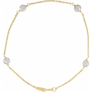 Pearl Station Bracelet