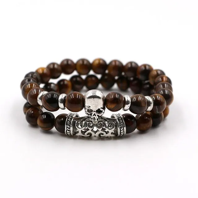 Phantom Skull Bracelet Stack