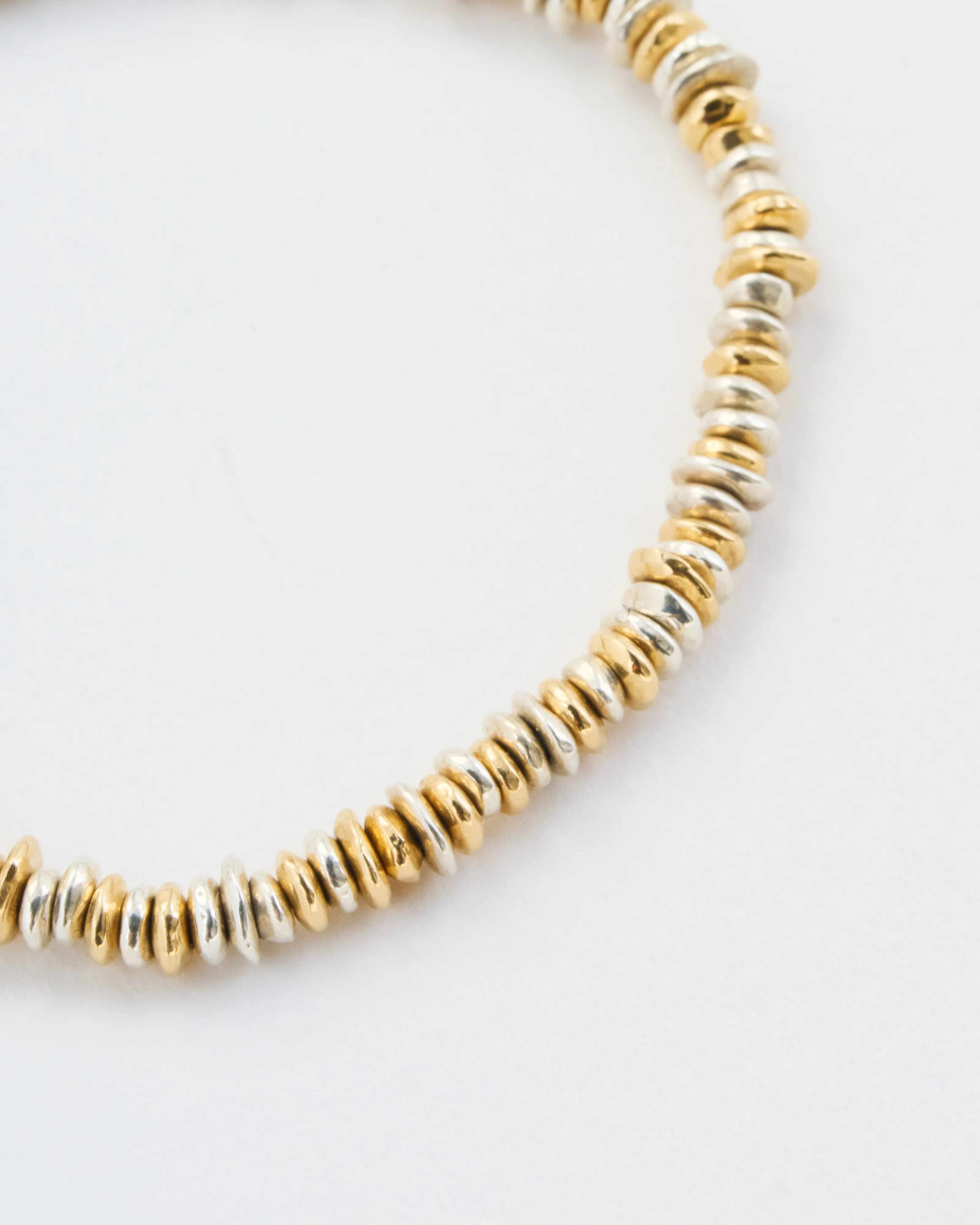 pilla sterling silver and yellow gold bracelet