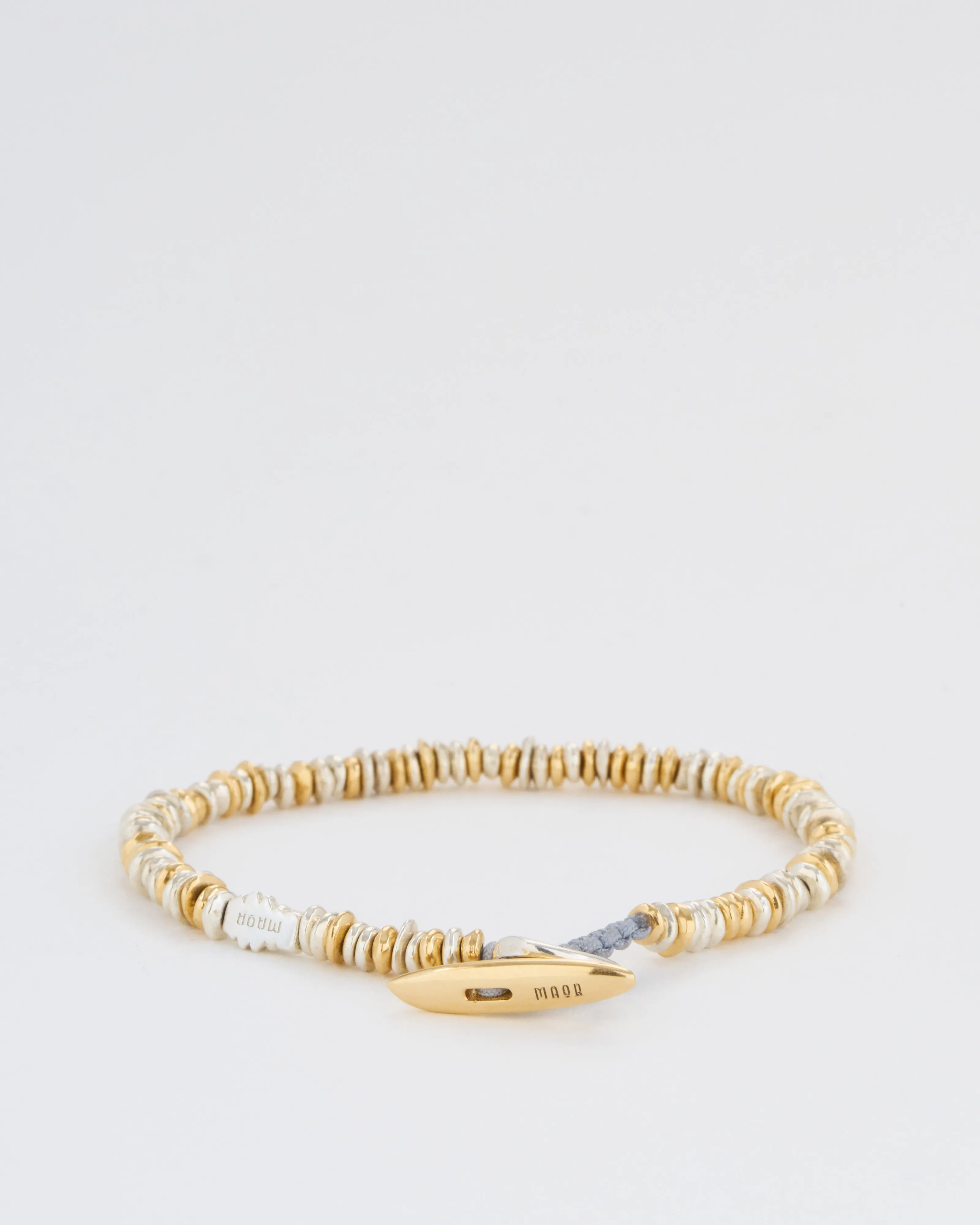 pilla sterling silver and yellow gold bracelet