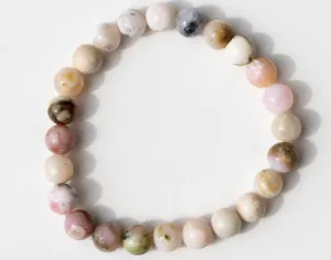 Pink Opal Bracelet 8mm
