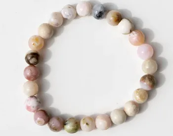 Pink Opal Bracelet 8mm