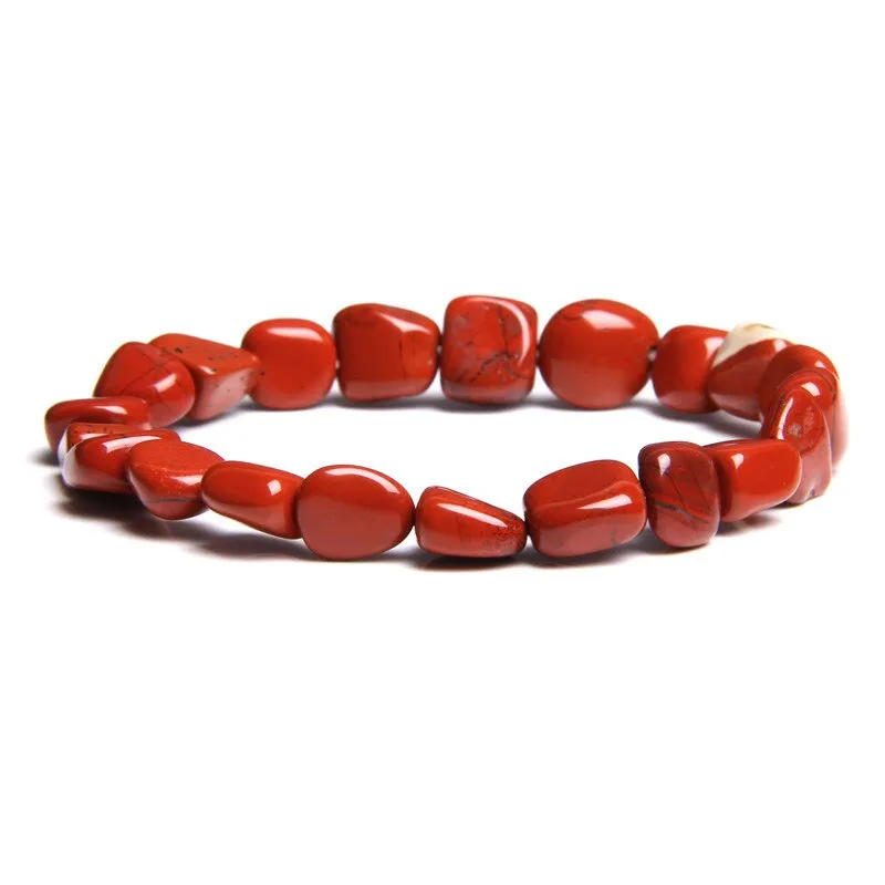Pink Quartzs Chipped Gravel Beads Bracelets