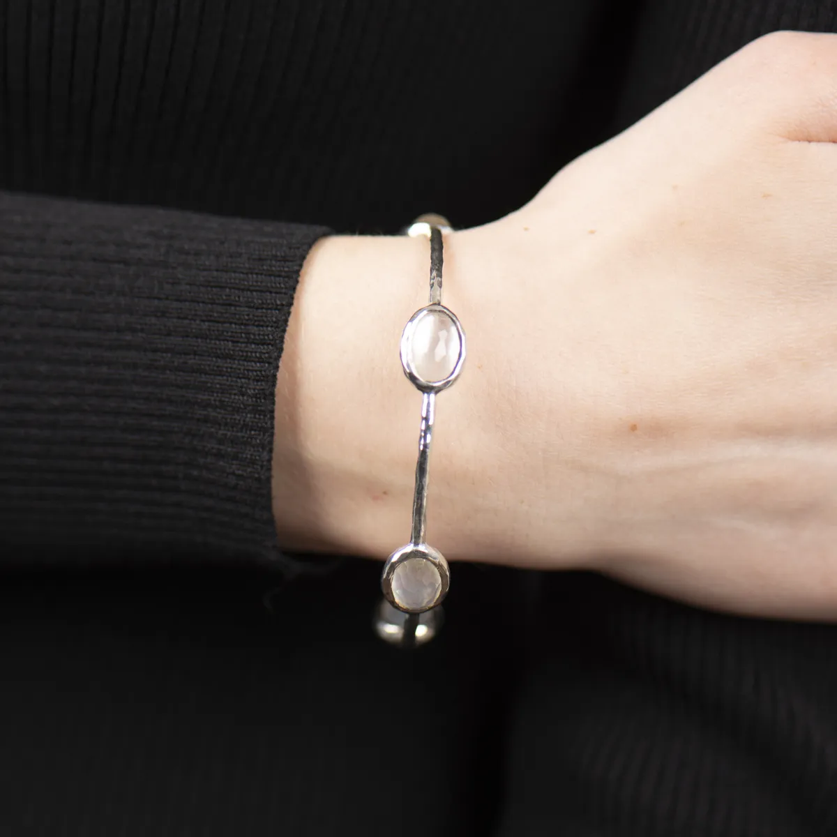 Pre-Owned Ippolita Mother Of Pearl 5 Stone Bangle