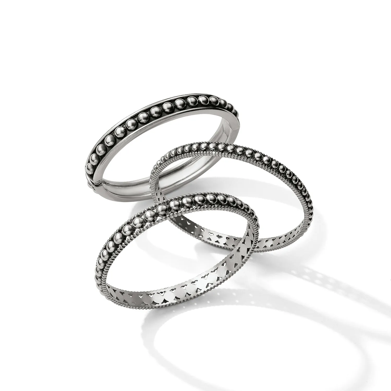 Pretty Tough Pierced Slim Bangle - JF01013