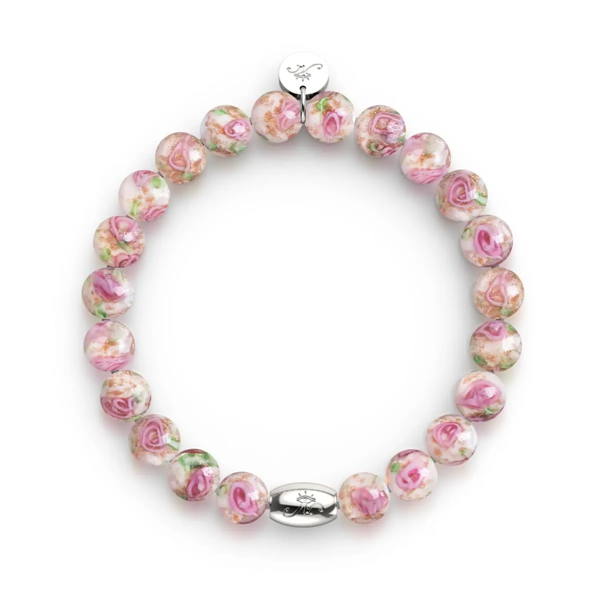 Primrose | .925 Sterling Silver | Firefly Glass Garden Bracelet