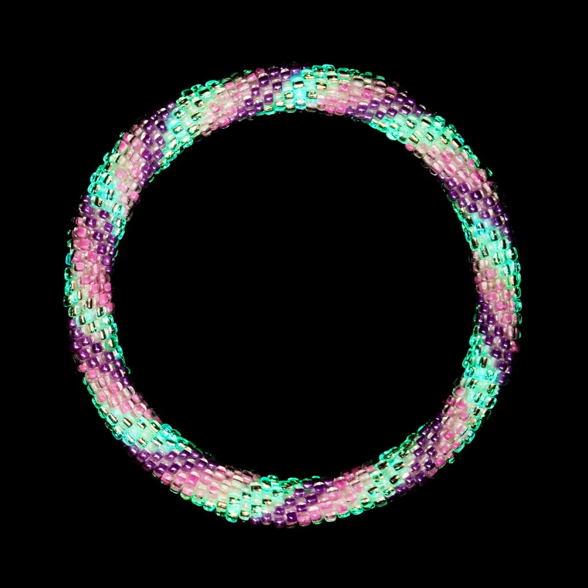 Psychic Swirl | Himalayan Glass Bead Bracelet