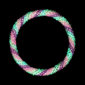 Psychic Swirl | Himalayan Glass Bead Bracelet
