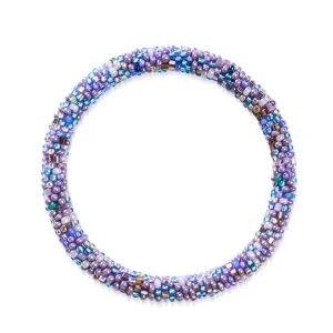 Purple Confetti | Himalayan Glass Bead Bracelet