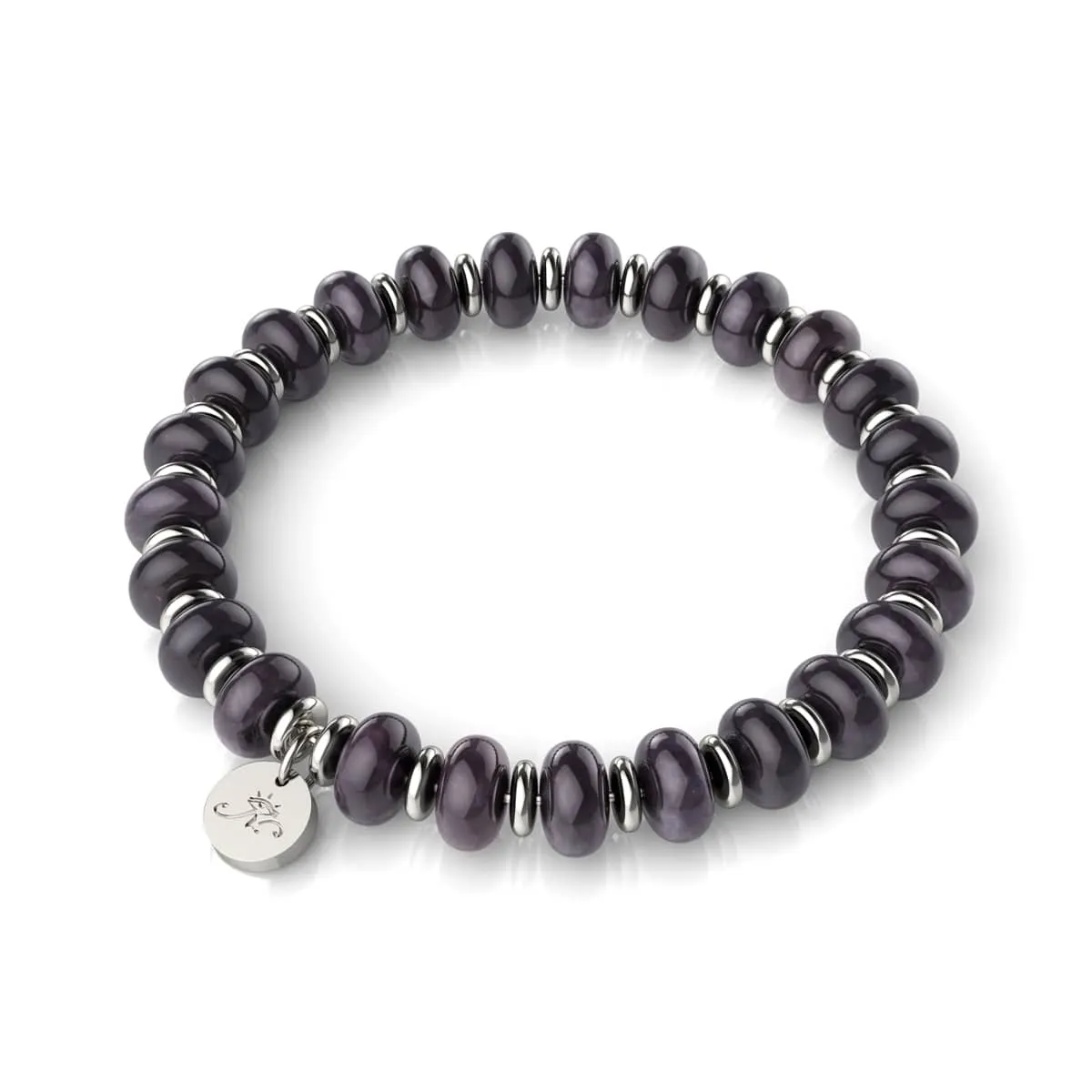 Purple Jade | Abacus Gemstone Bracelet