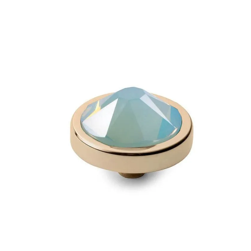 Qudo Canino 9mm Gold Topper - Pacific Opal