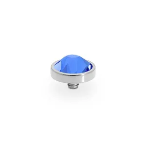Qudo Canino 9mm Silver Topper - Sapphire