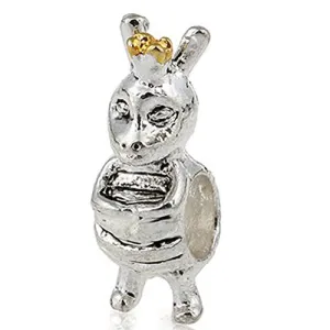 Queen Bee Charm Pandora for Snake Chain Charm Bracelet