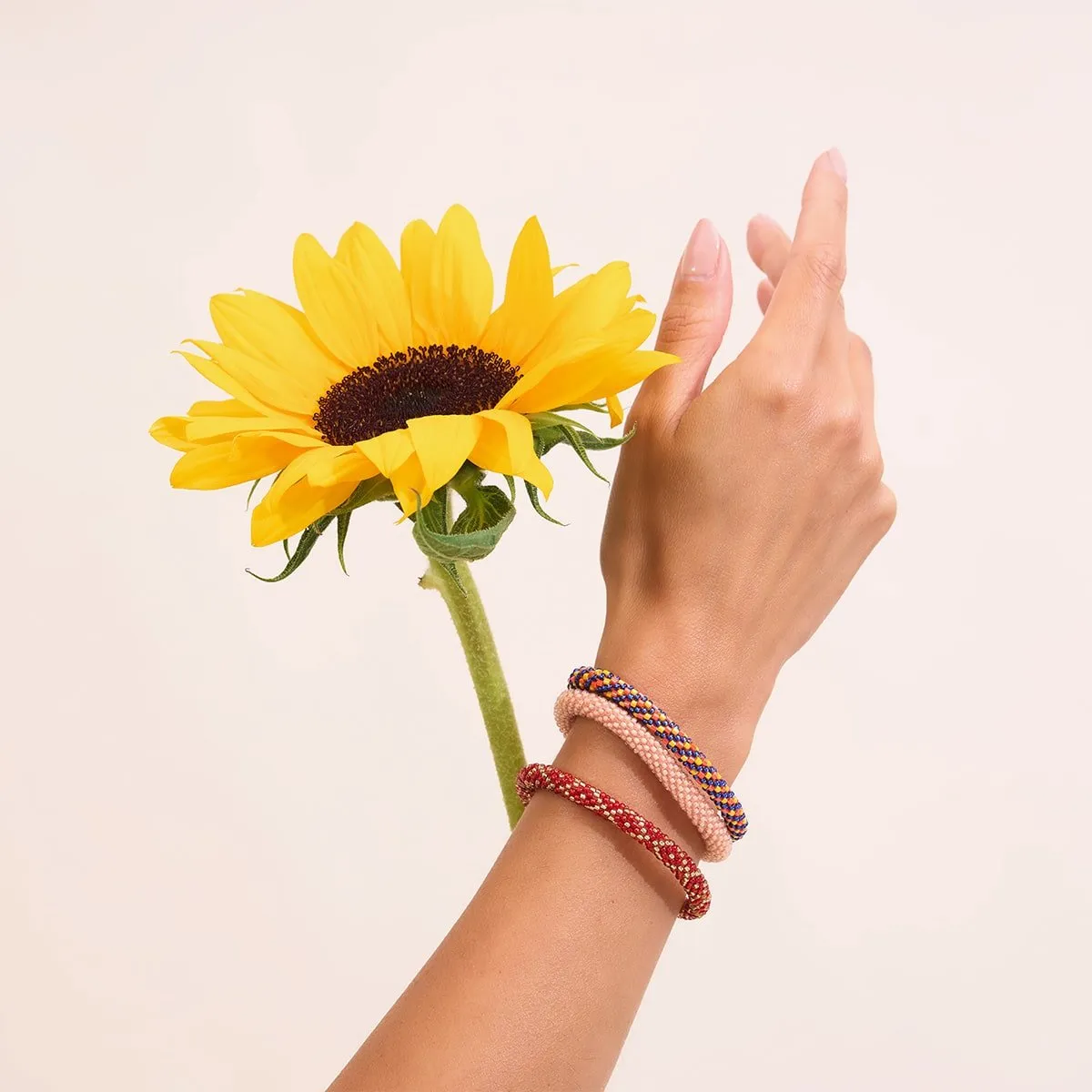 Queen of the Jungle | Himalayan Glass Bead Bracelet