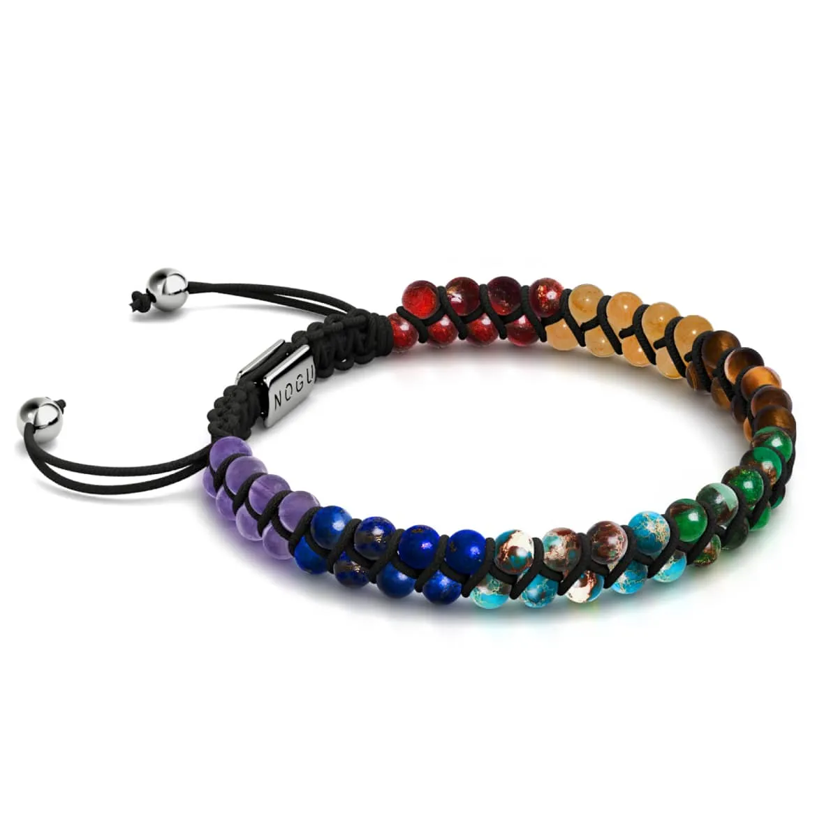 Rainbow Chakra | Mini | 7 Gemstone Bracelet
