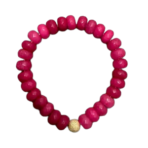 Raspberry Monochrome Bracelet