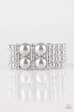Romance Remix Silver Paparazzi Bracelet