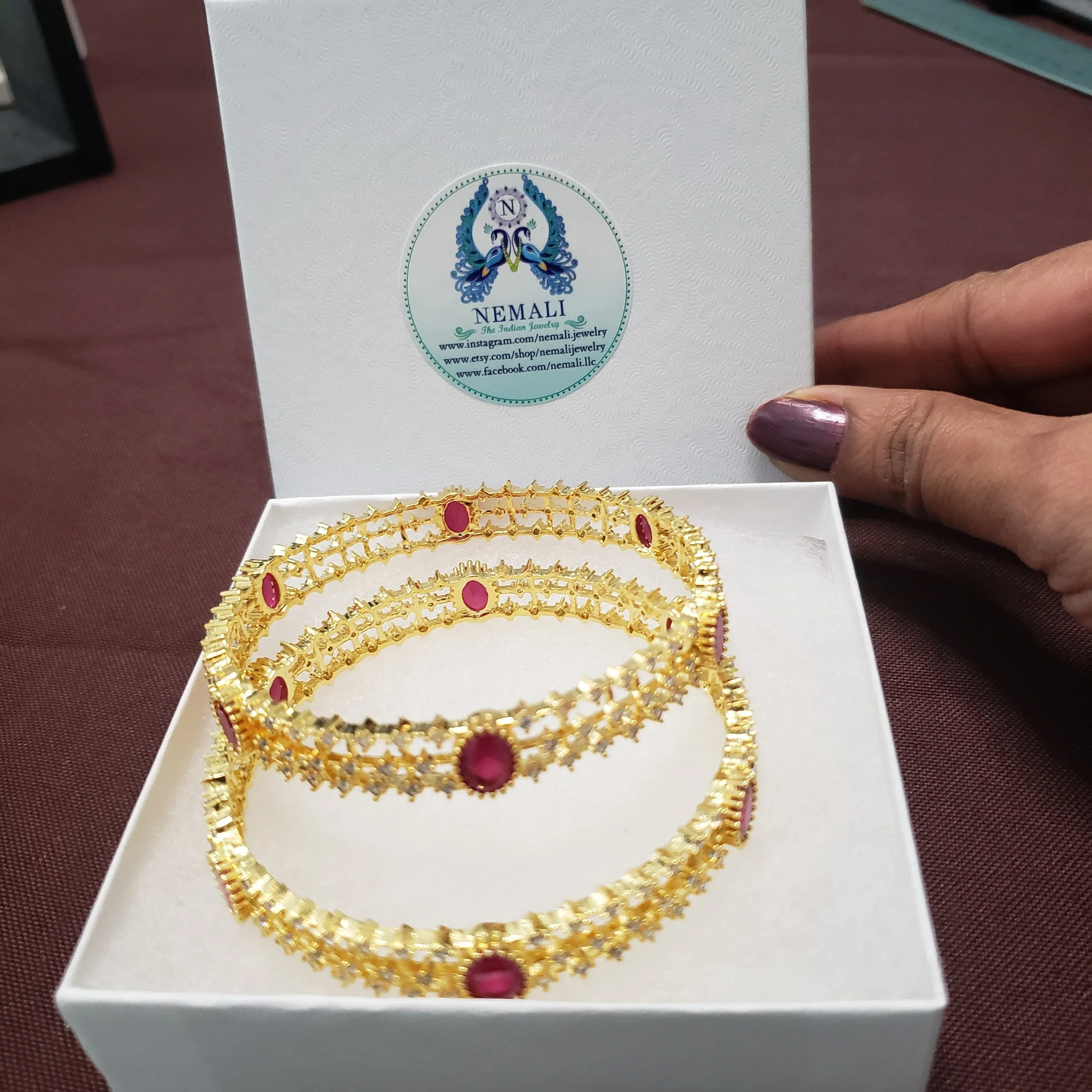 Ruby BANGLES SET