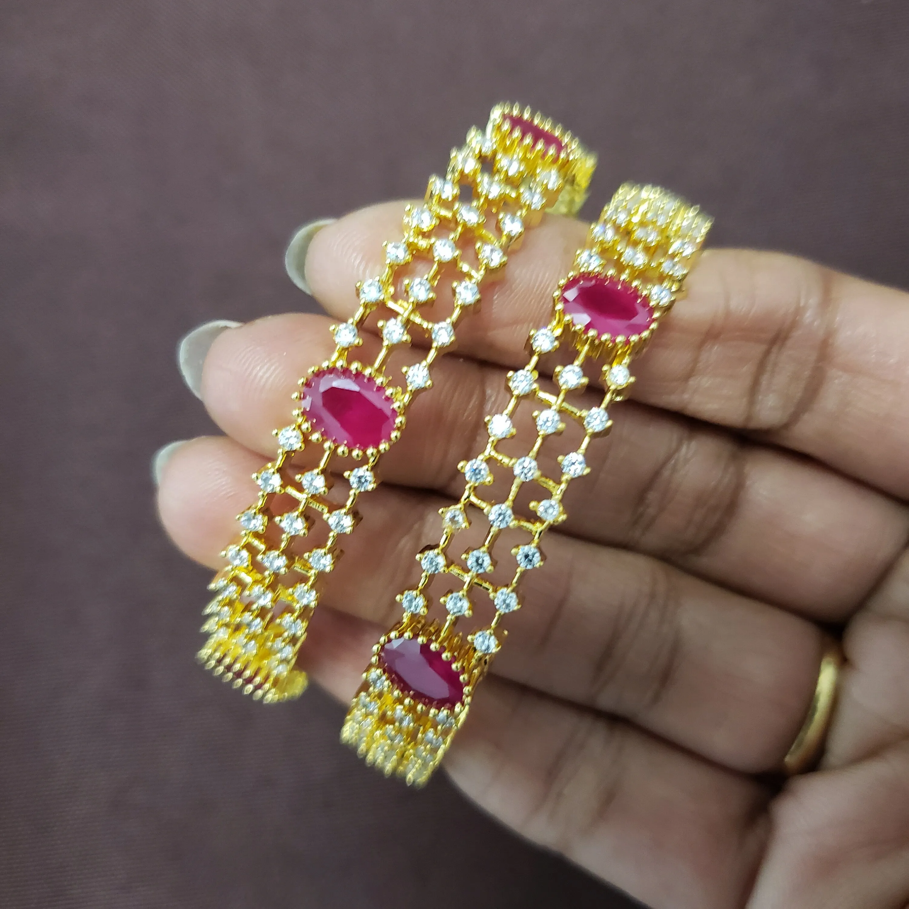 Ruby BANGLES SET