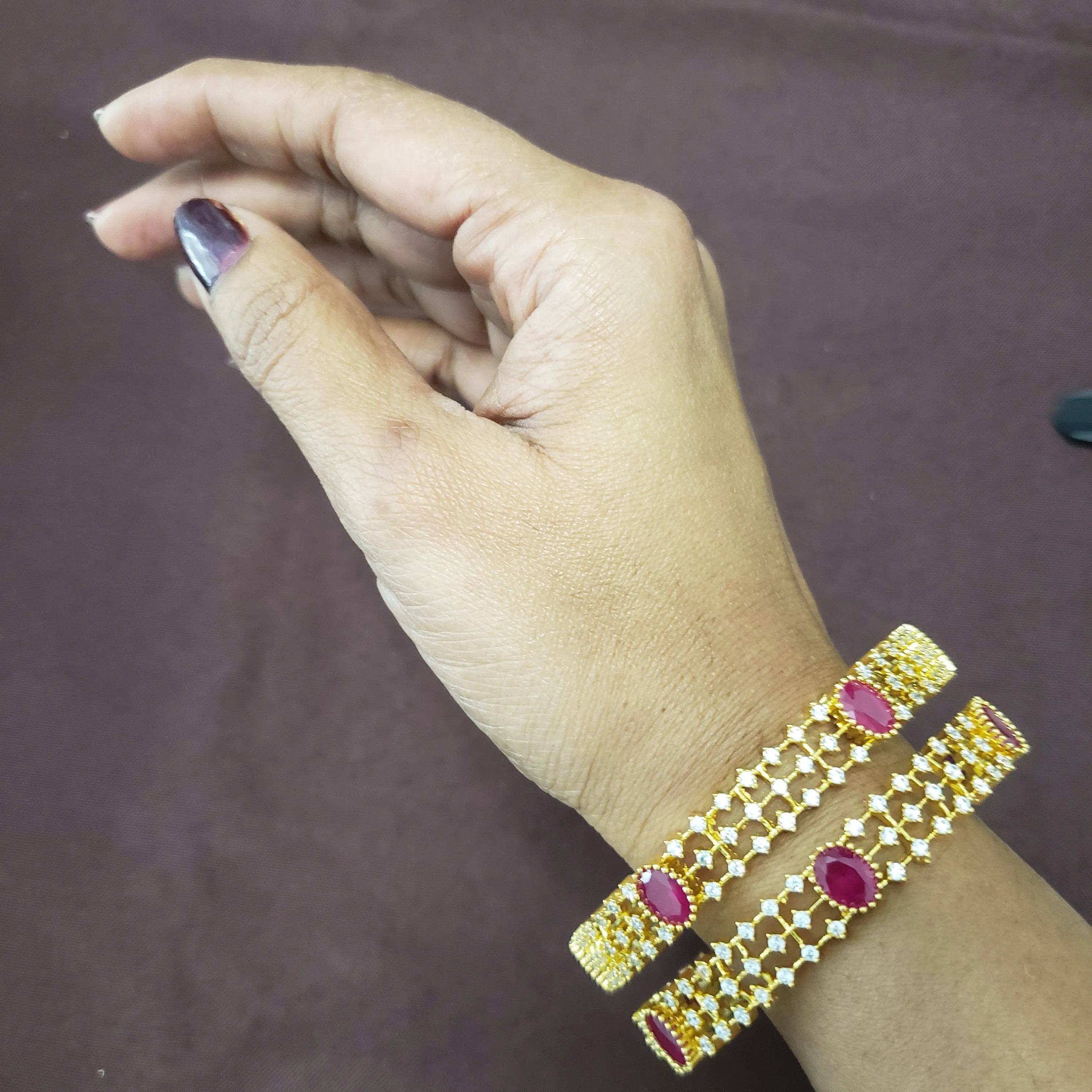 Ruby BANGLES SET