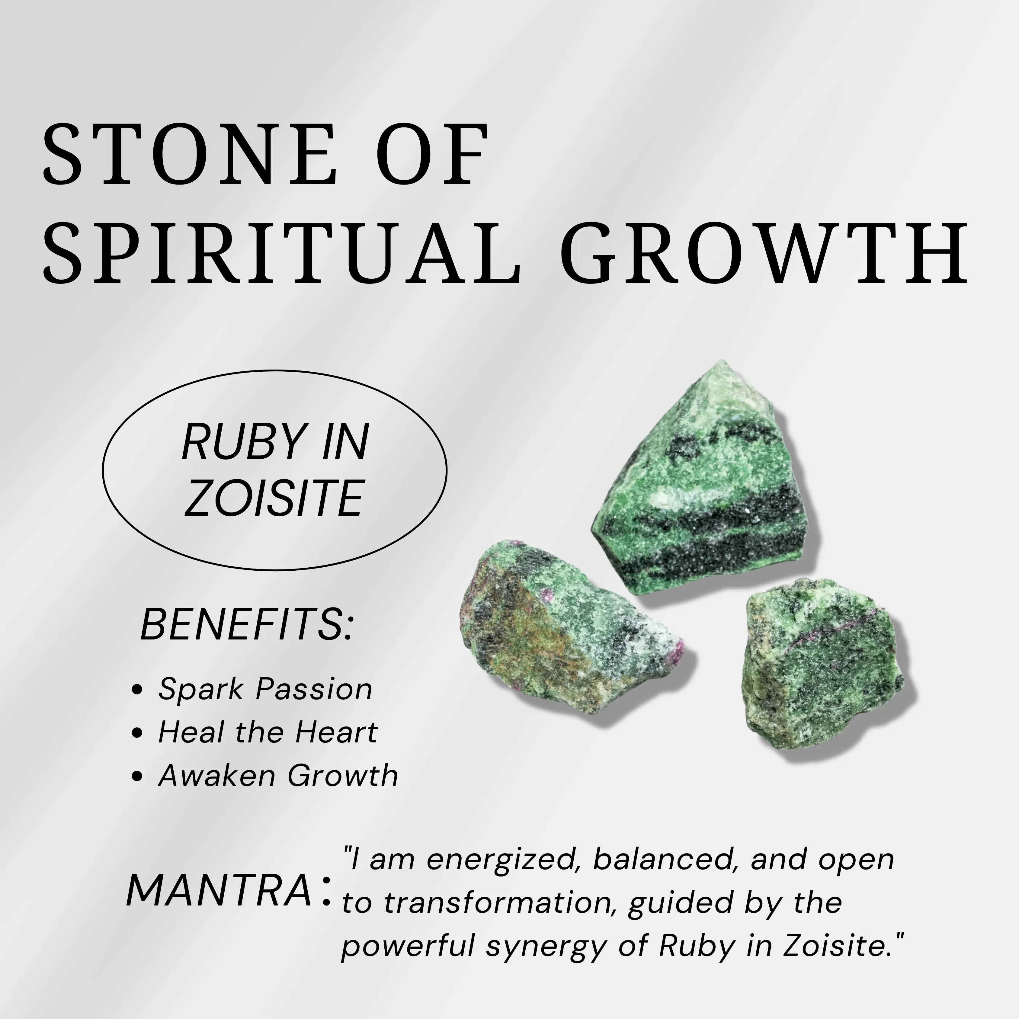 Ruby in Zoisite Bracelet