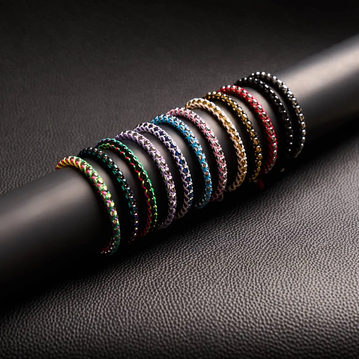 Ruby x Silver | Catena Links Bracelet