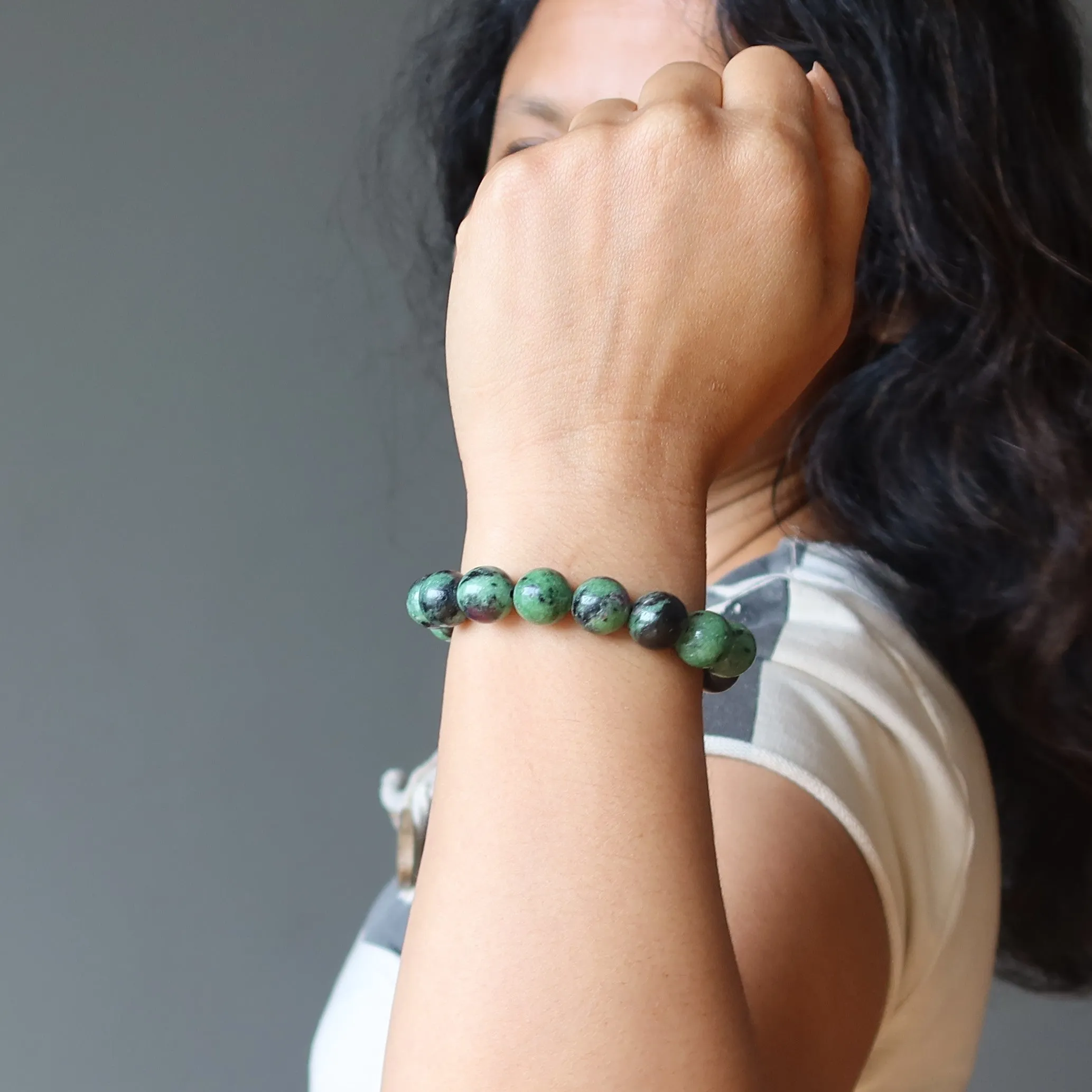 Ruby Zoisite Bracelet Enchanted Love Stones