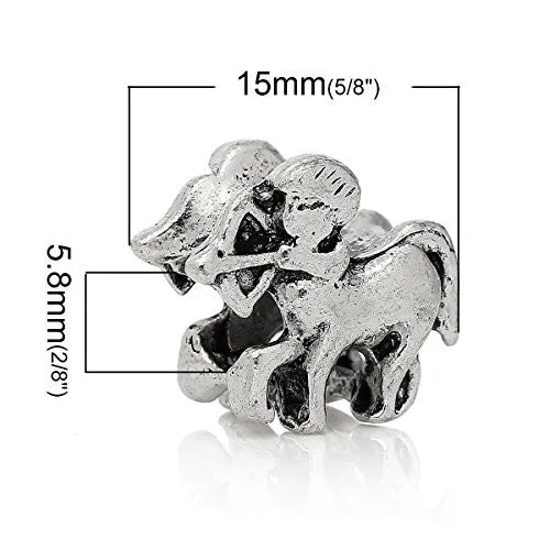 Sagittarius Bead Compatible for Most European Snake Chain Bracelet