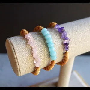 Sandalwood Gemstone Braceletes