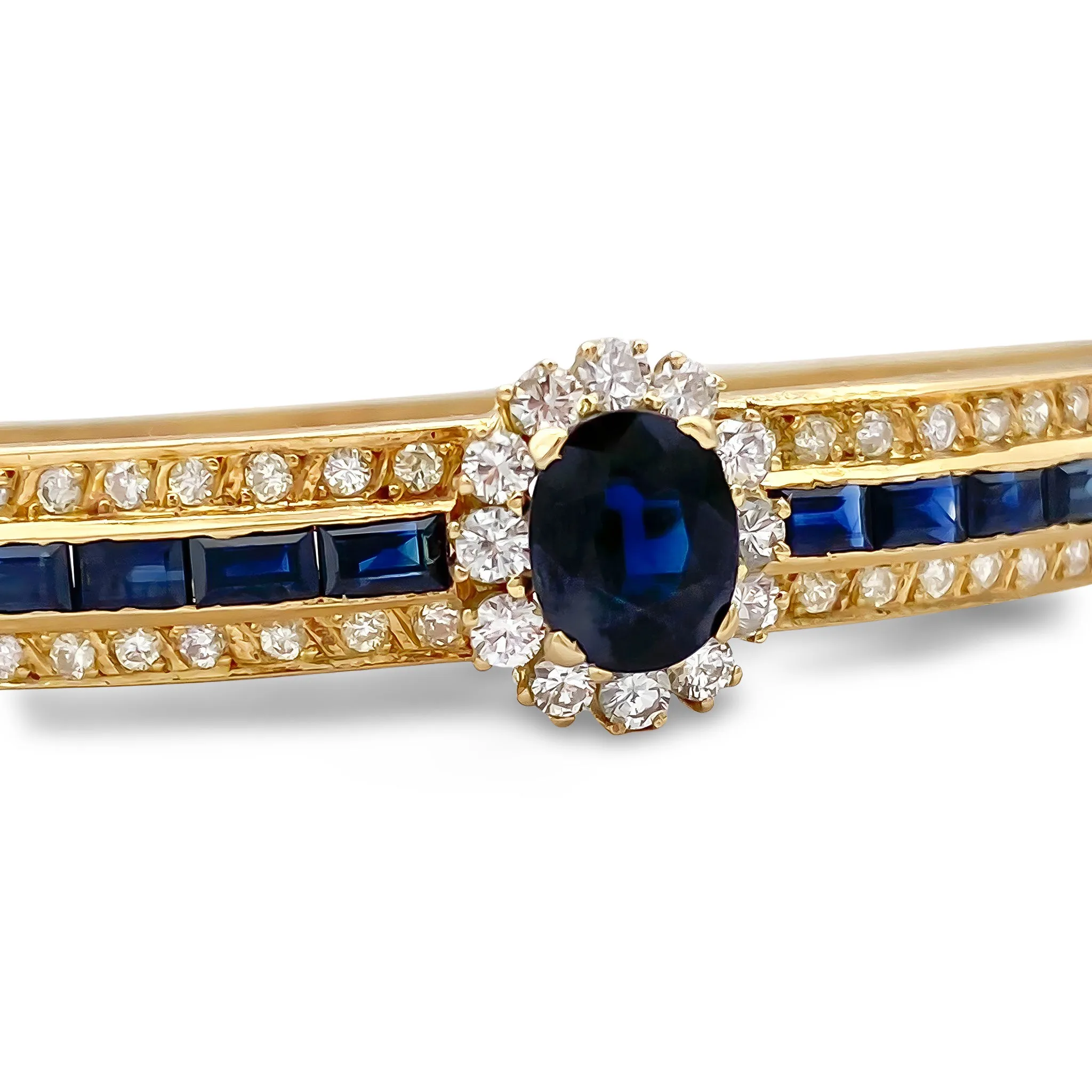 Sapphire and Diamond Bracelet