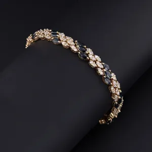 Sapphire Bracelet | 14k Gold, Sapphire & Diamond Bracelet